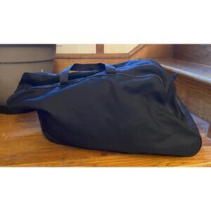 Harley Davidson Harley Motorcycle Black Canvas Tank Travel Luggage 19” x 11” Bag